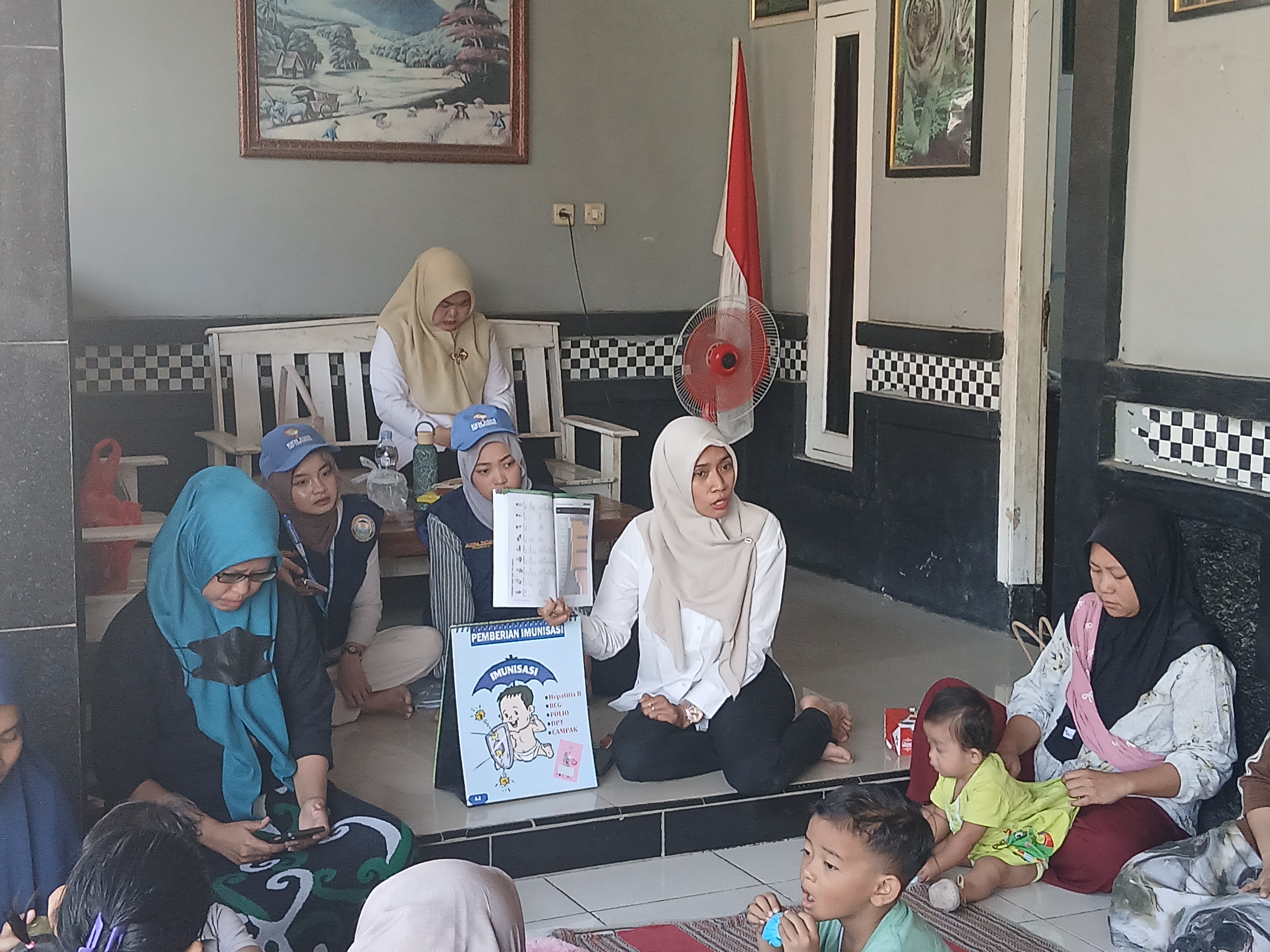 Acara edukasi Balita Posyandu cempaka 9